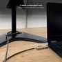 Tooq Cable de Seguridad Tipo NANO con Combinación, 1,5m, Gris Oscuro